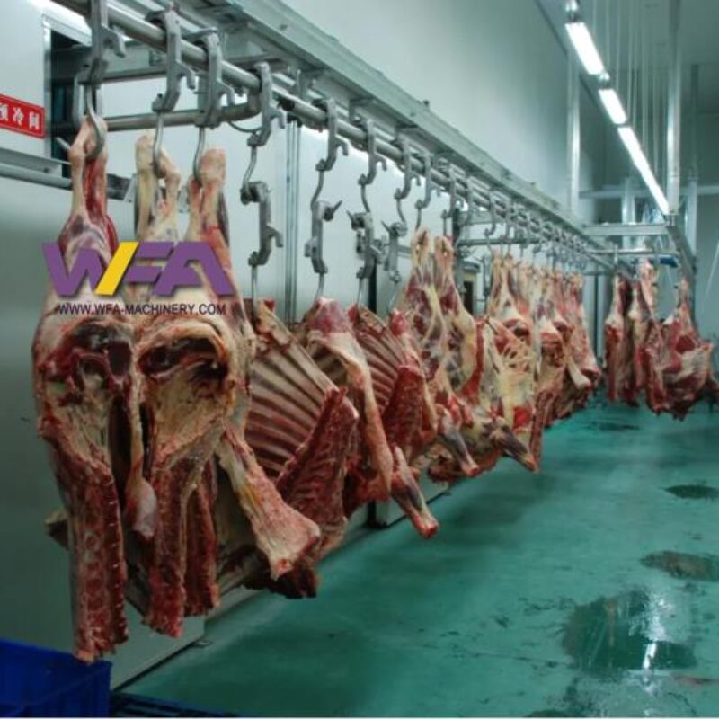 Cow Slaughter Machine Wonderful Butcher Equipment of Beef Carcass Transportion&store Convey Rail WFA FC-TS-03
