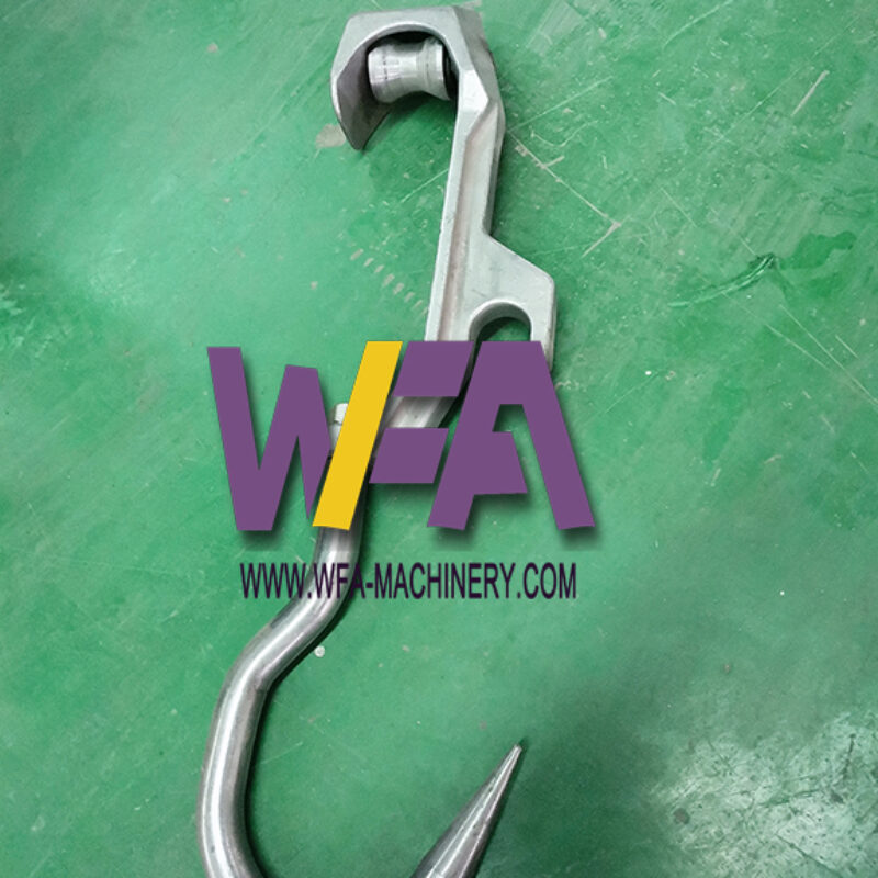 Slaughter Line Best Price of Stainless Steel Pulley Hooks Roller Hook Meat Skid WFA FC-TS05