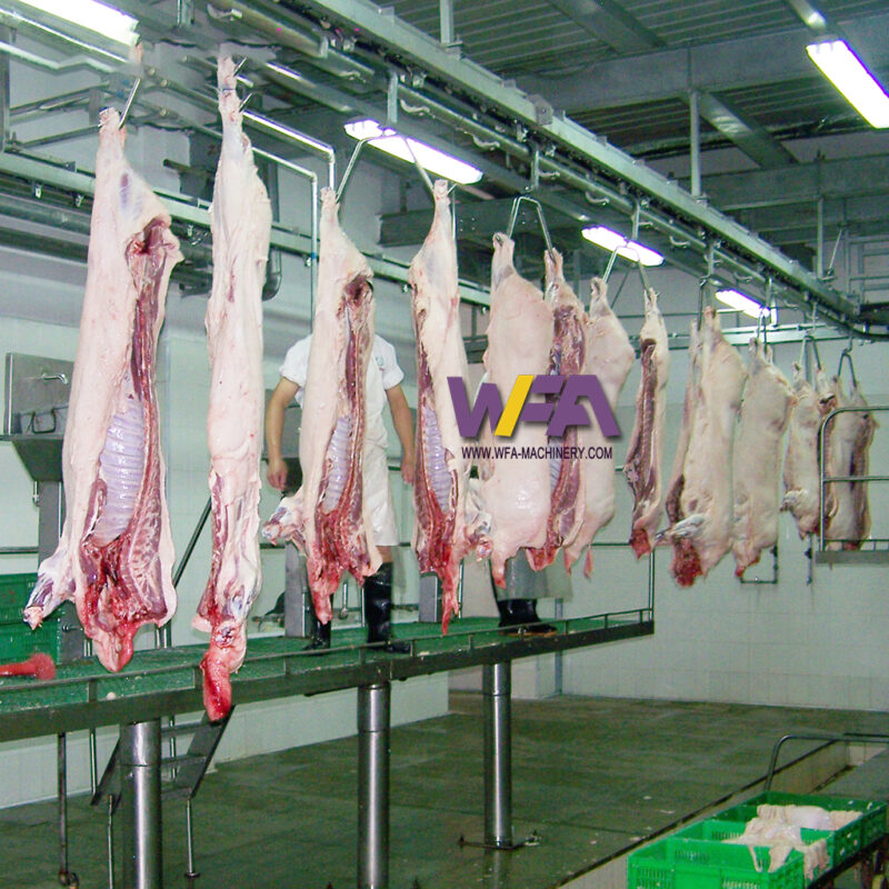 Pigs Slaughter Equipment Professional Swine Abattoir Machine of Pork Carcass Process Convey Rail WFA FP-P-02