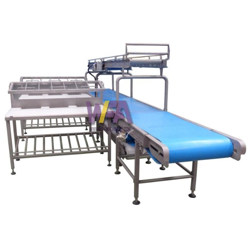 Halal Slaughter Machine New Automatic Abattoir Equipment of Cuttering Room Machine Automatic Trimming Conveyor Belt WFA