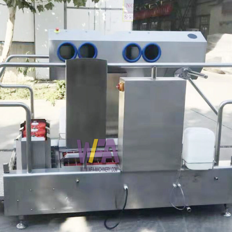 Sheep Slaughterhouse Automatic Boot Washer With Sole Cleaning Hand Disinfection and Shaft Cleaning Machine WFA