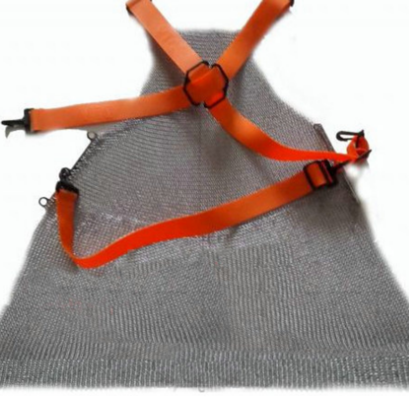 Multipurpose Abattoir Stainless Steel Apron In Food Processing Plant Anti-cut Stainless Steel Mesh Apron Butcher Apron For Pork Slaughtering Line Plant