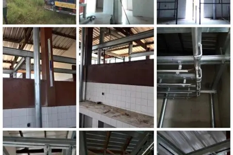 WFA factory done assembly the cattle & sheep & pig abattoir in TOGO