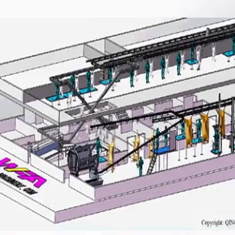 The 800 Cattle & 4000 Sheep Per Shift Turnkey Slaughtering Line Project From WFA Factory