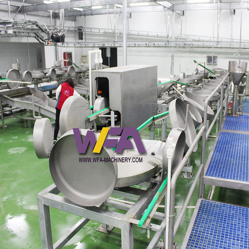 Slaughtering Equipment Automatic Slaughter House of Animal White & Red Offal Synchronous Quarantine Conveyor WFA FS-CP07-I