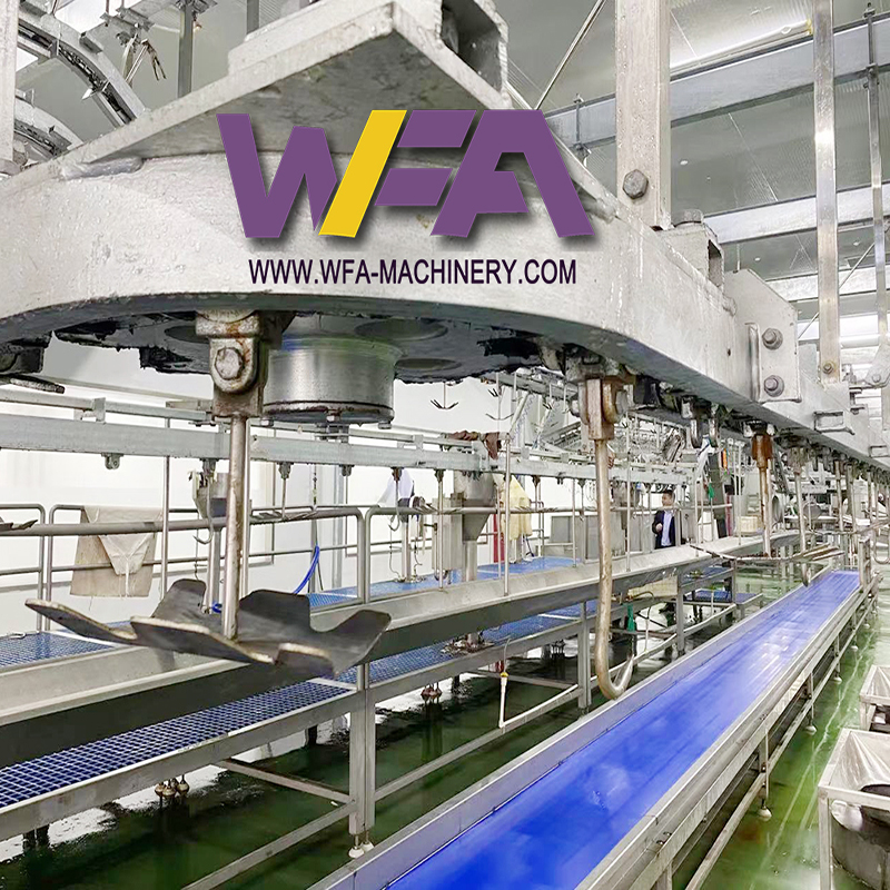 Slaughter House Good Quality Abattoir Machine of Head & hooves Synchronize Quartine Conveyor WFA FS-CP07-II