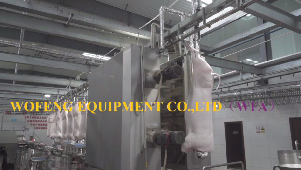 Butchery Equipment Suppliers WFA Factory Customized Abattoir Carcass Polishing Machine For Slaughter House