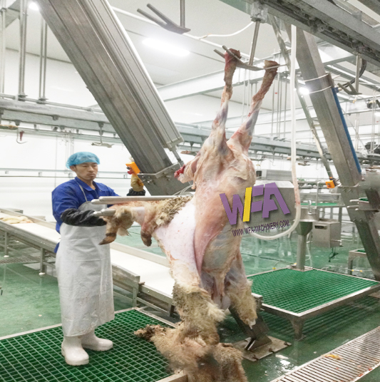 Sheep Slaughterhouse Goat Dehider Skinning Peeling Abattoir Machine