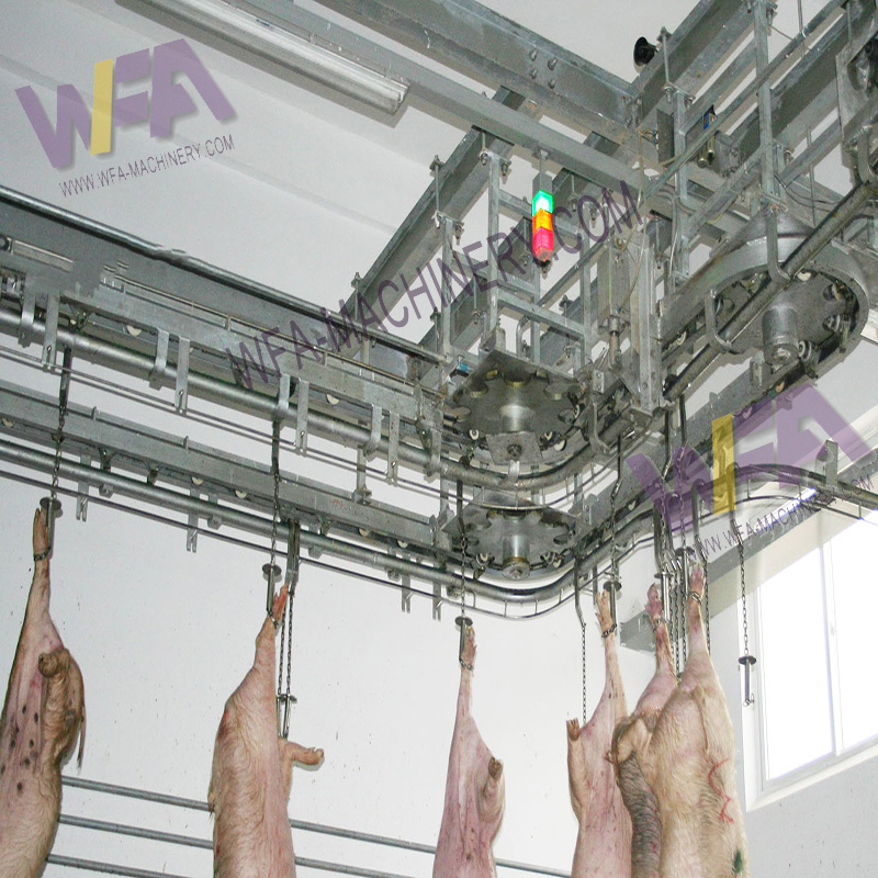 Butcher Equipment Hog Bleeding Conveyor Pig Slaughter House