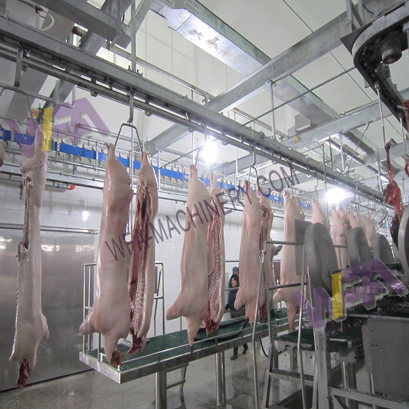 Pig Carcass Processing Conveyor(Tube Rail) Swine Slaughtering Machine WFA FP-P-01-I
