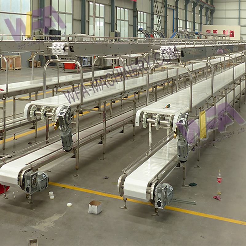 Abattoir Deboning & Trimming Multilayer Belt Conveyor Slaughtering Equipment  WFA FS-DP03-D