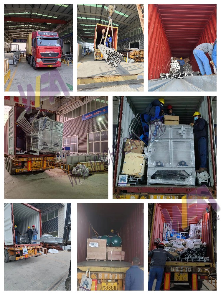 Latin America Cattle And Pig Slaughterhouse Equipment Plant Investor's Abattoir Plant Logistic from WFA factory through Maersk shipping line.