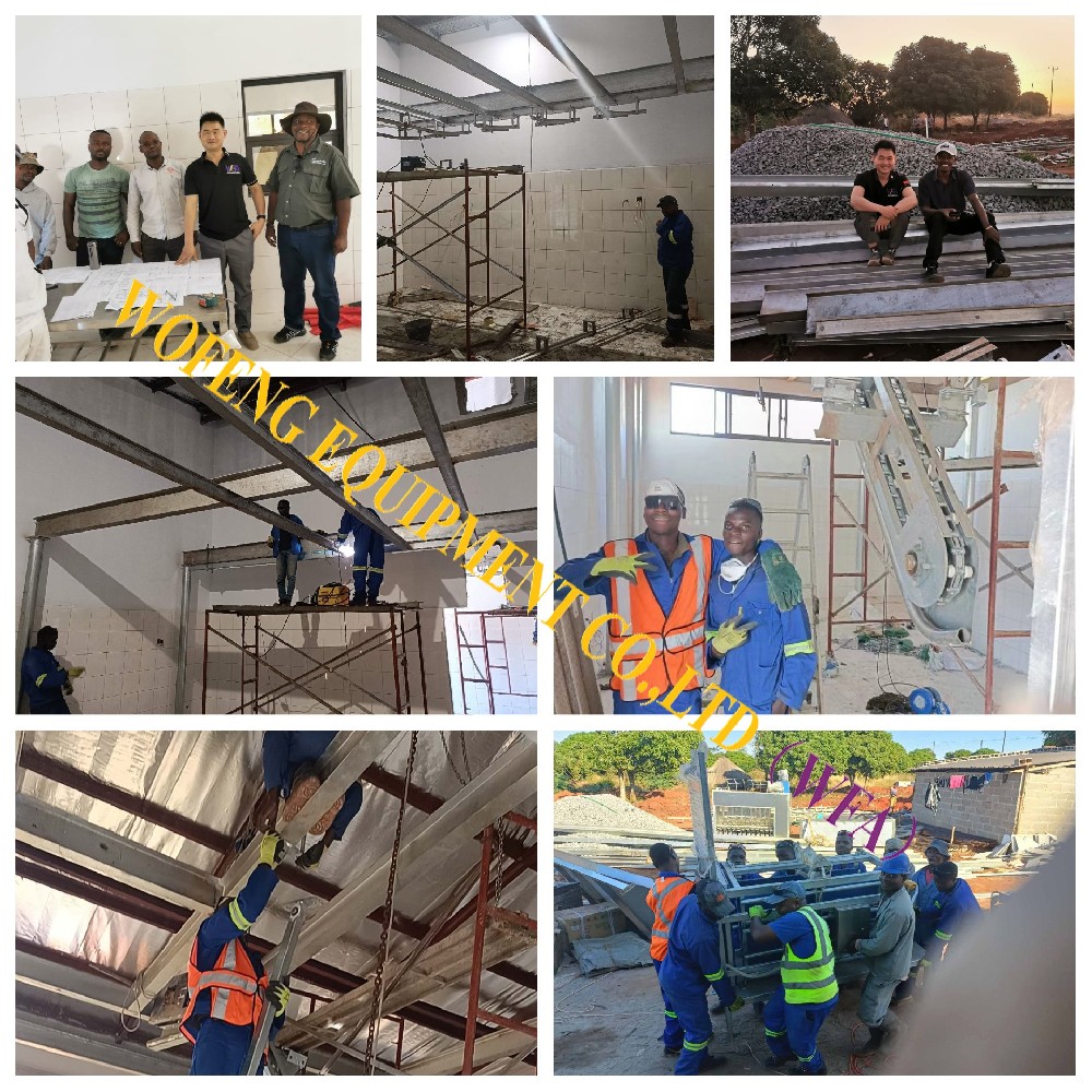 Warmly Celebrate WFA Enterprise Southern Africa Country Client Successfully Completed The Installation And Operation of  100 Pig Per Shift Slaughtering Line Equipment by WFA engineering.