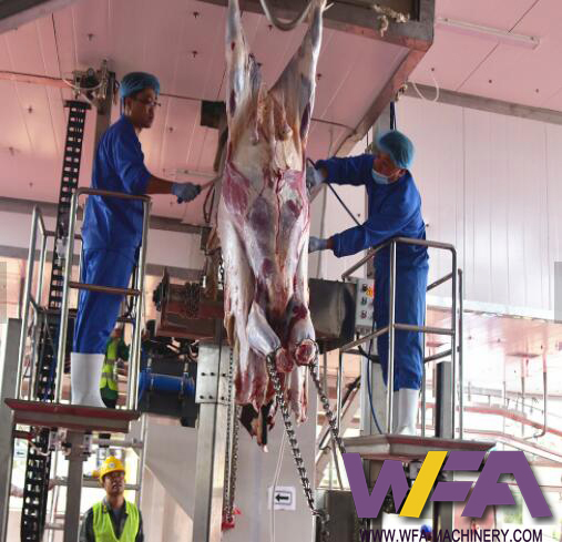 Livestock Skinning Puller Cattle Slaughterhouse Equipment