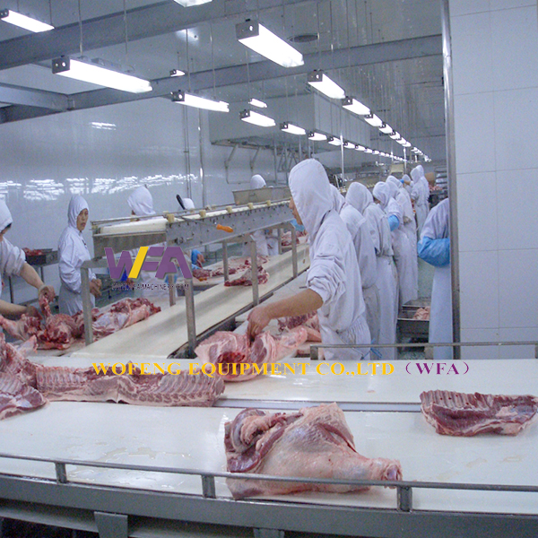 Abattoir de porcs de haute technologie Traitement en usine d'abattoir de porc à technologie moderne incroyable